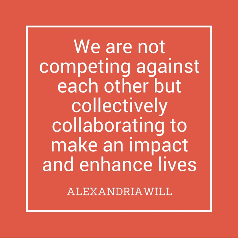 quote we are not competing against each other